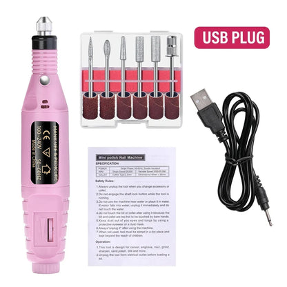 Mini Electric Nail Drill Machine