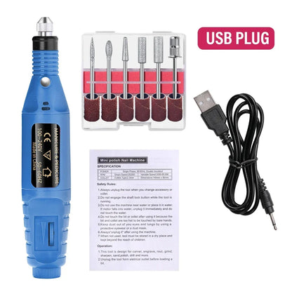 Mini Electric Nail Drill Machine